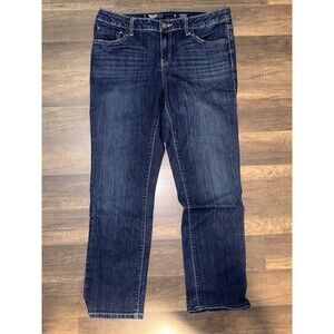 Simply Vera Wang Women's Capri Mid Rise Jeans Size 8 Stretch Denim Comfort